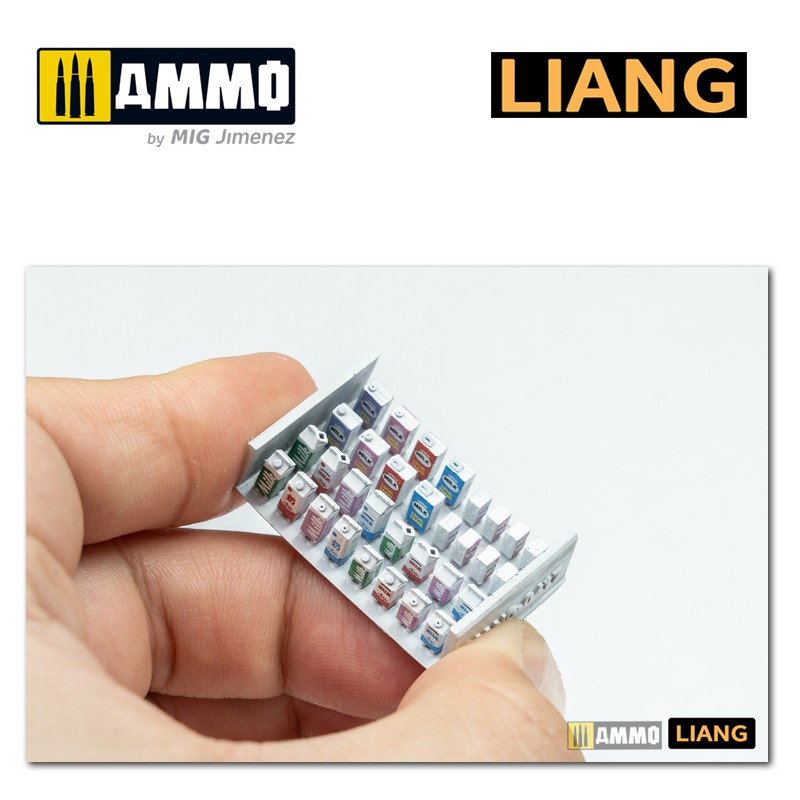 LIANG-0417 Набор декораций 3D-Print Model Milk Carton x 32