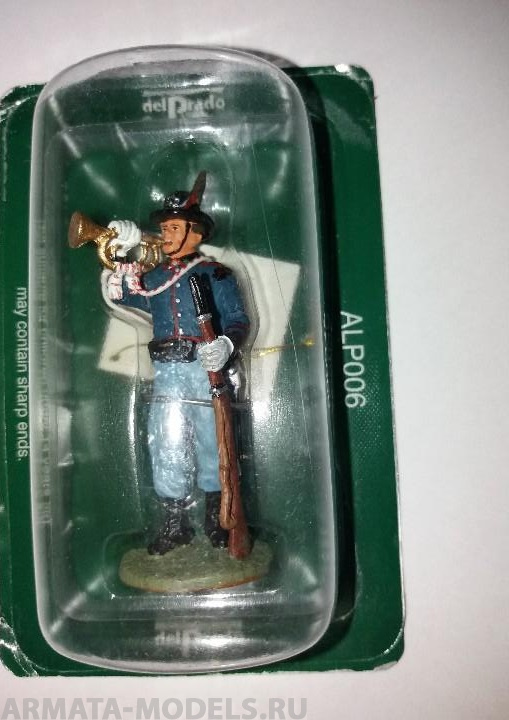 ALP006 Фигура Trombettiere 1883, 1/32 Del Prado DEF Model