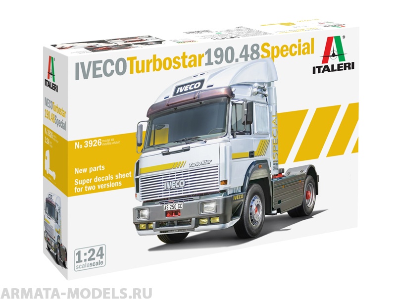 3926ИТ Грузовик IVECO TURBOSTAR 190.48 SPECIAL (10013160/170621/0366752, ИТАЛИЯ ) Italeri