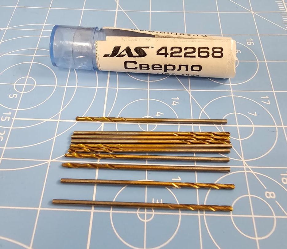 42268J Мини-сверло, диаметр   0,95 мм, HSS 4241, титановое покрытие, 10 шт./уп.