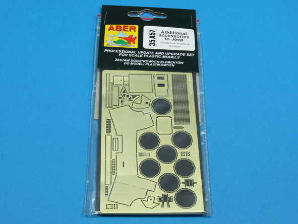 ABR-35-A57  Дополнения для  Additional accessories to Jeep для  1/35