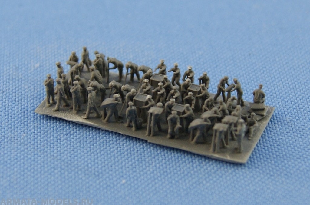 NSA350510 US NAVY figures in working positions set 3