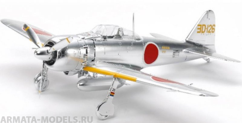 10317 1/48 MITSUBISHI A6M5/5A (ZEKE) silver plated (литники хромированные)  Tamiya