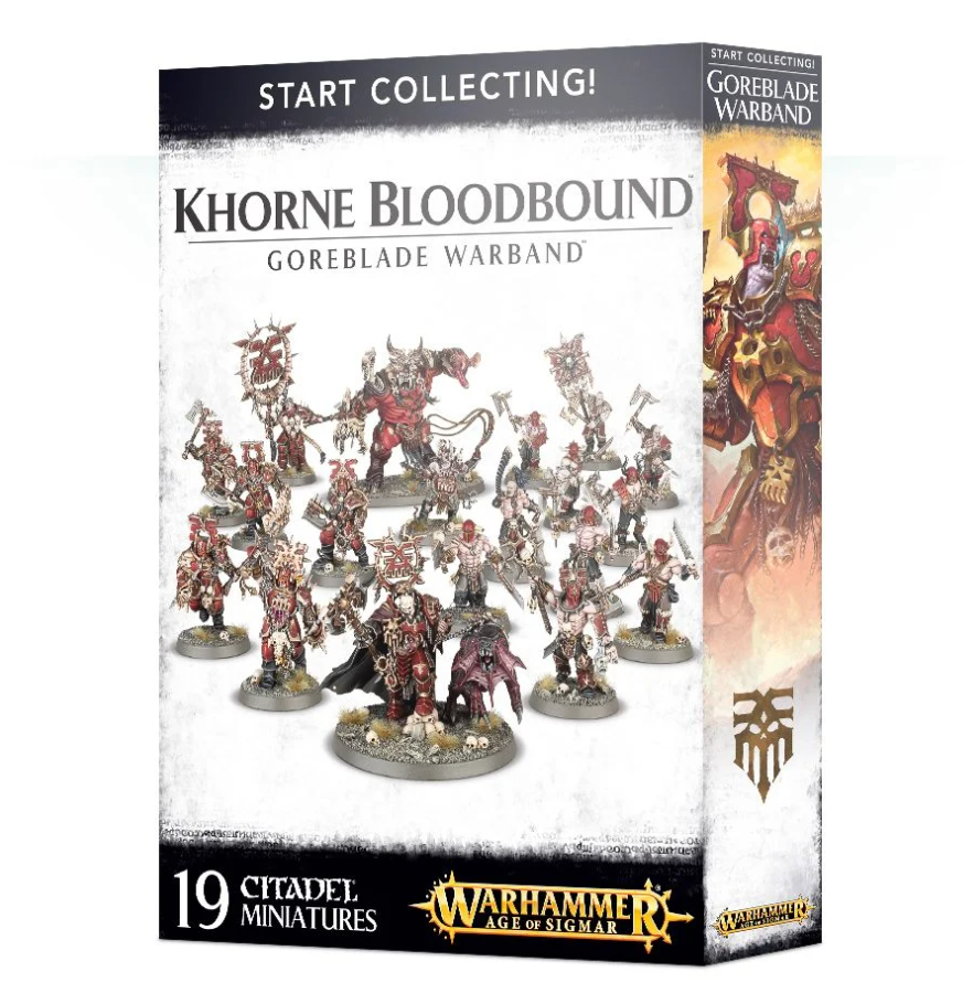 70-81 Набор Начни Собирать! Связанные Кровью Кхорна. Орда Кровавых Клинков (Start Collecting! Khorne Bloodbound Goreblade Warband)