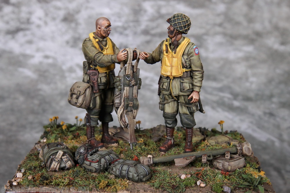 35183SOGA The Bazooka team U.S. Army Airborne. D-Days.1944. SOGA Miniatures