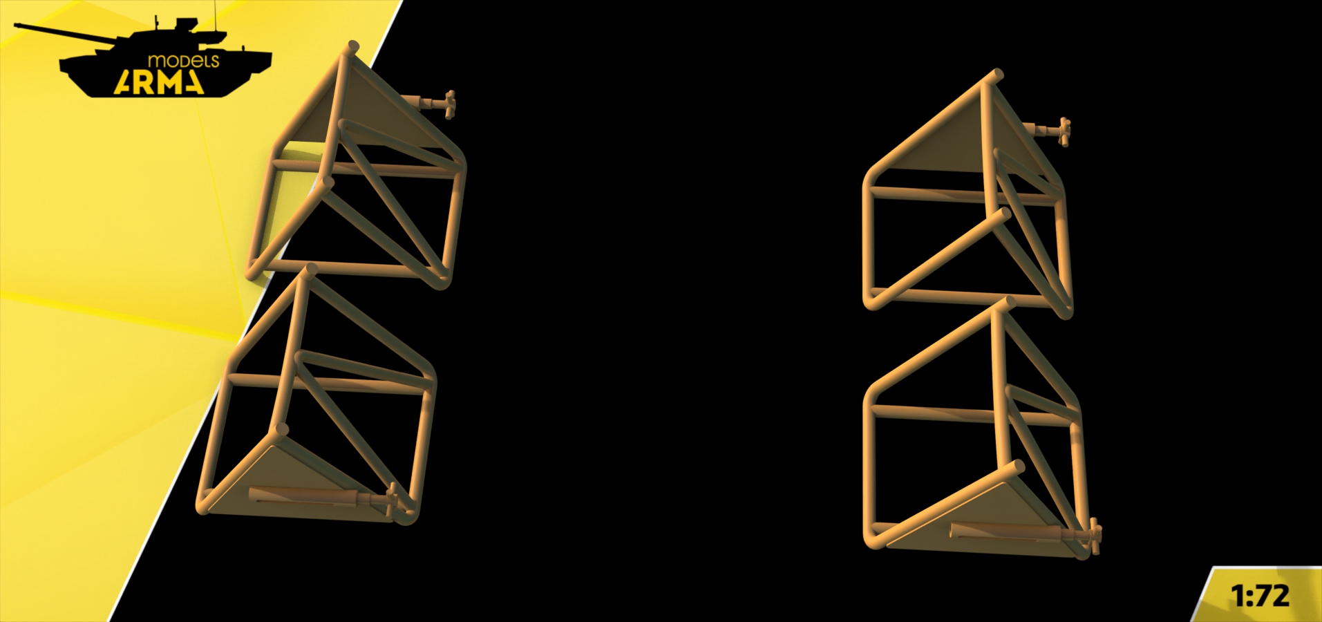 AM72446 Миниатюра Башмаки для МаЗ Arma Models