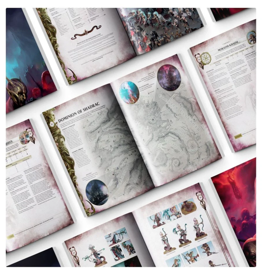 85-05GW Боевой Том. Дочери Кхейна (Battletome Daughters of Khaine (HB, Eng))