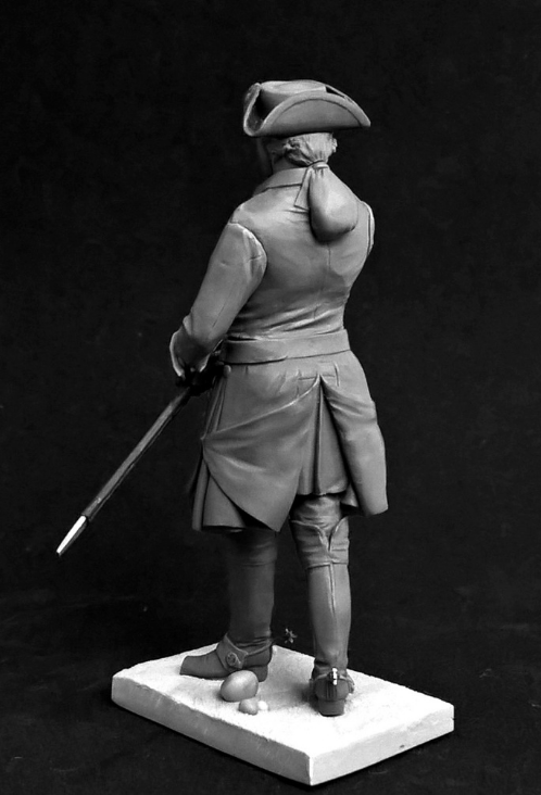 CHM-54239. Шведский кавалерийский офицер, 1710-е годы. 54 мм. Материал - смола. Chronos Miniatures
