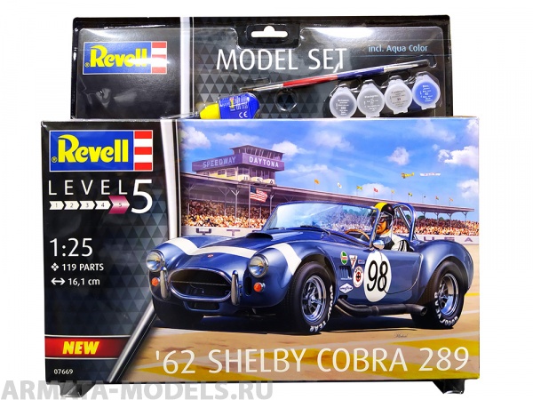 67669RE Набор Британский спортивный автомобиль AC Cobra 289