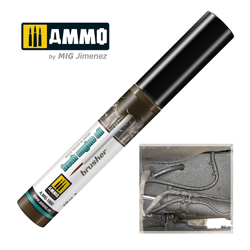 AMIG1800 Жидкость для имитации масляных пятен EFFECTS BRUSHER - Fresh Engine Oil