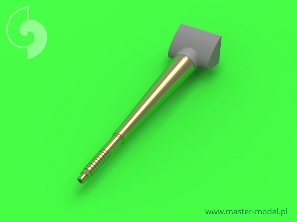 AM-48-110 Hispano авиационная пушка 20мм с пламегасителем для Spitfire Vb (Airfix)