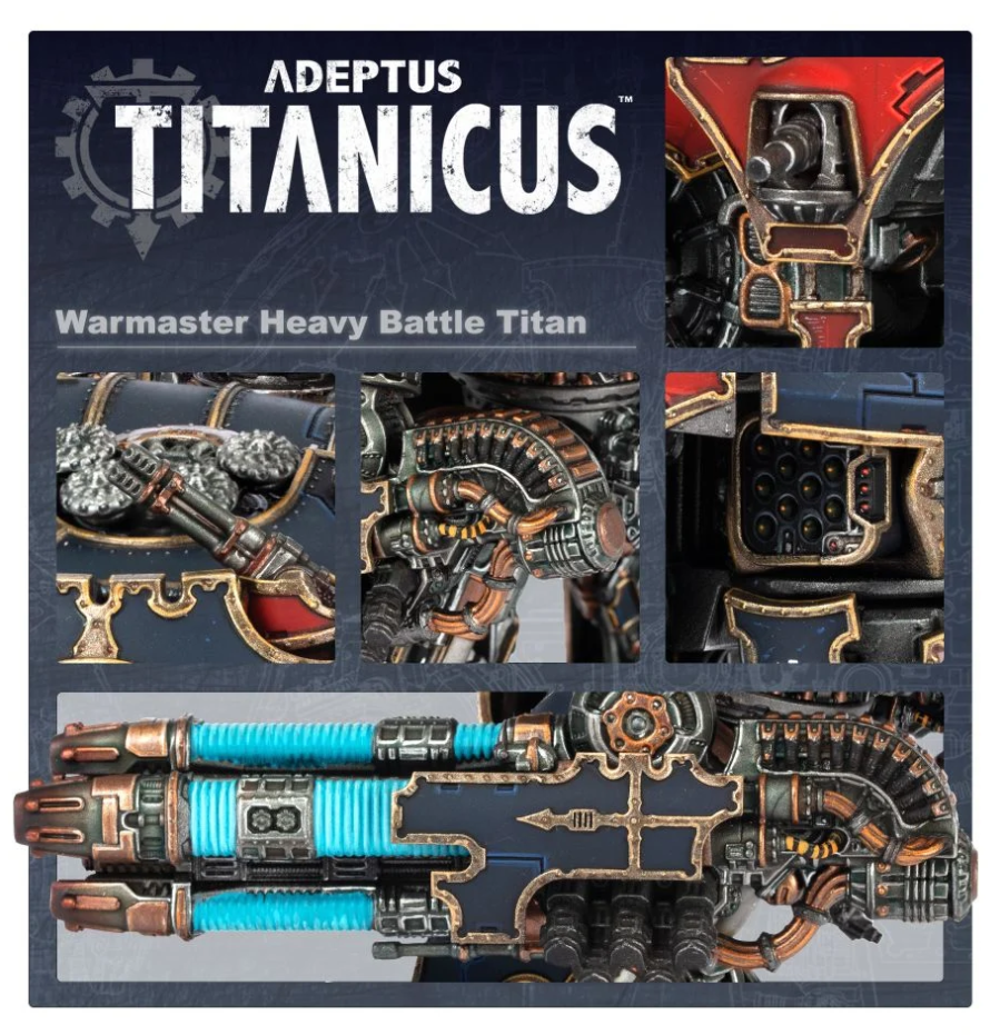 400-41GW Набор "Тяжелый Боевой Титан класса Вармастер" (WH40K: Adeptus Titanicus Warmaster Heavy Battle Titan)