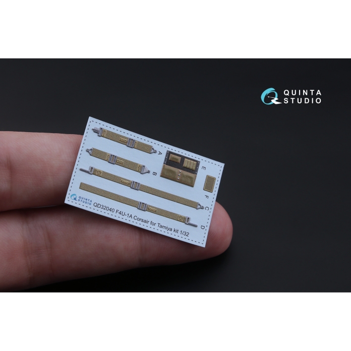 QD32040 3D Декаль интерьера кабины F4U-1A Corsair (для модели Tamiya)
