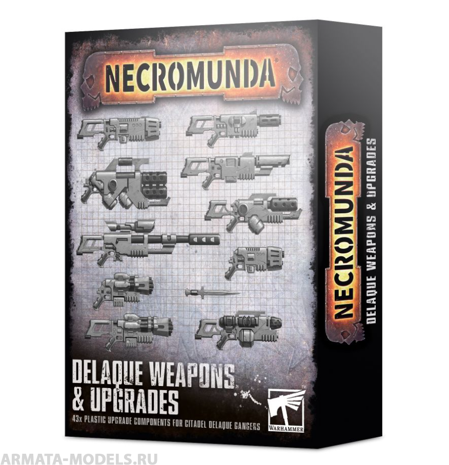 300-83GW Набор улучшений Некромунда. Банда Делак (Necromunda: Delaque Weapons)