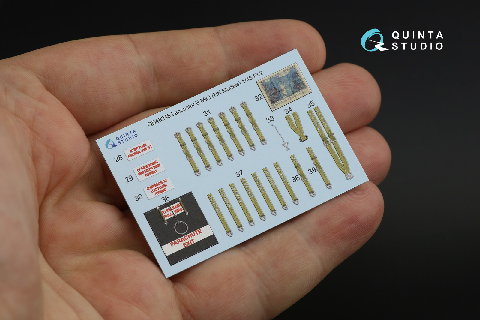 QD48248 3D Декаль интерьера кабины Lancaster B Mk.I (HK Models)