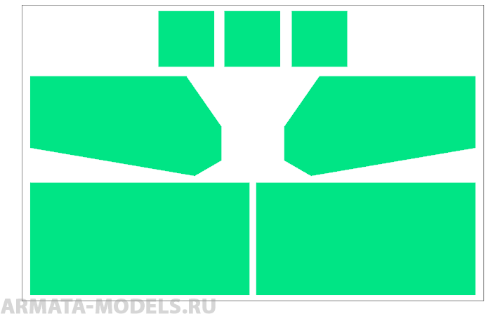 AM3624 Тонировочная пленка для бронестекол для Тайфун-ВДВ RPG Models