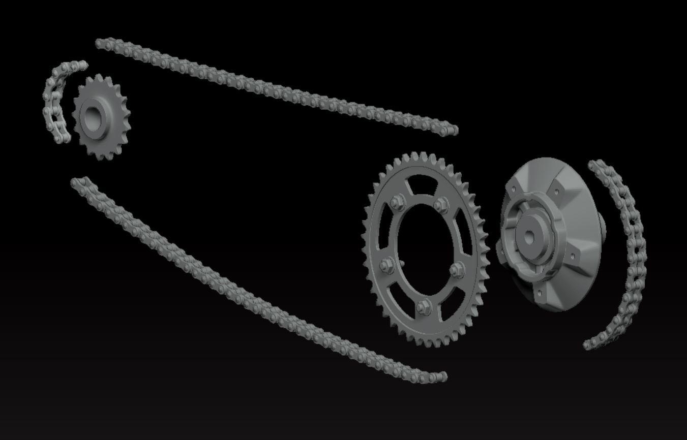 Chain-1BLS Цепь Honda CBR1100XX