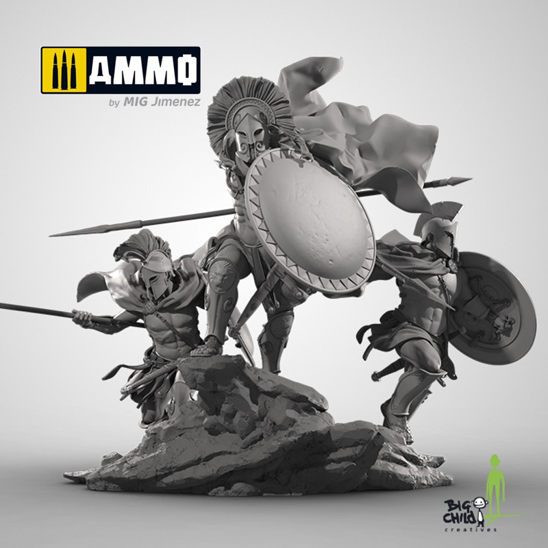 BCEH75013 Набор миниатюр Spartan Pack (BCEH75010 + BCEH75011 + BCEH75012) BIG CHILD