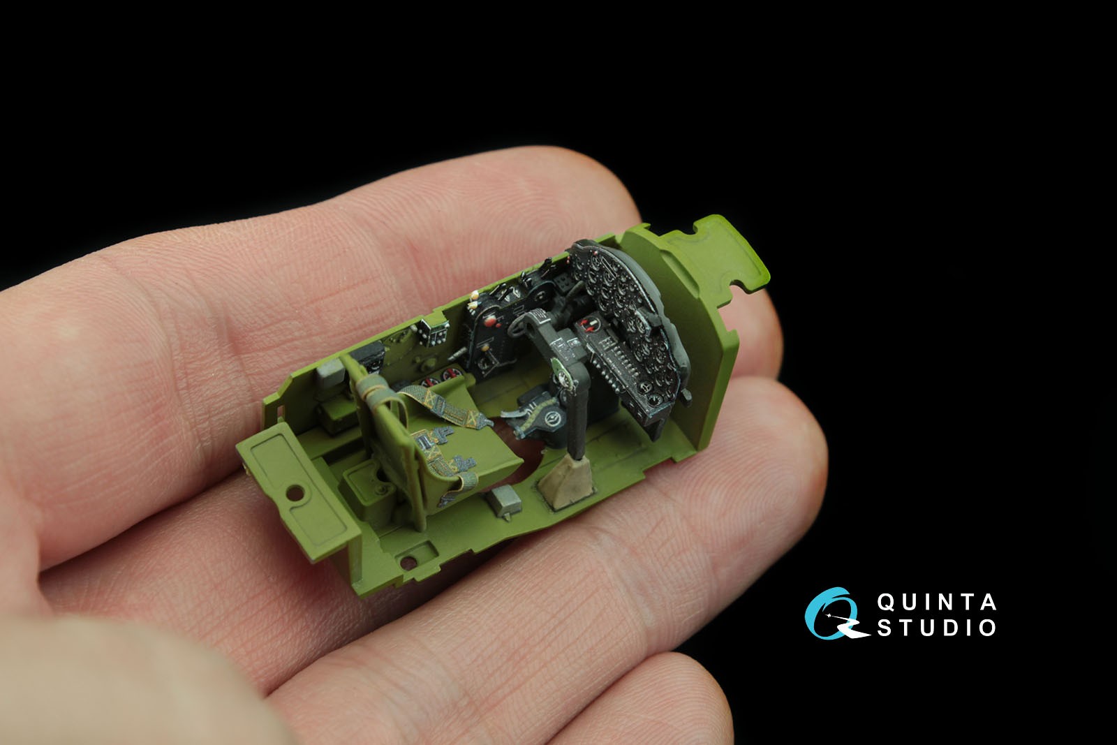 QD48030 1:48 3D Декаль интерьера кабины  P-38G (для модели Tamiya)