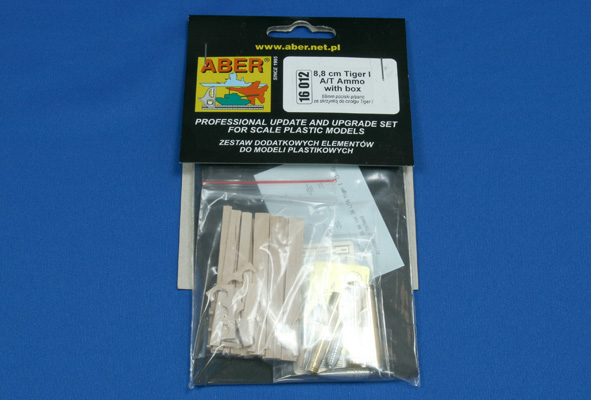 ABR-16-012  Дополнения для  8,8 cm Tiger I A/T Ammo with box для  1/16