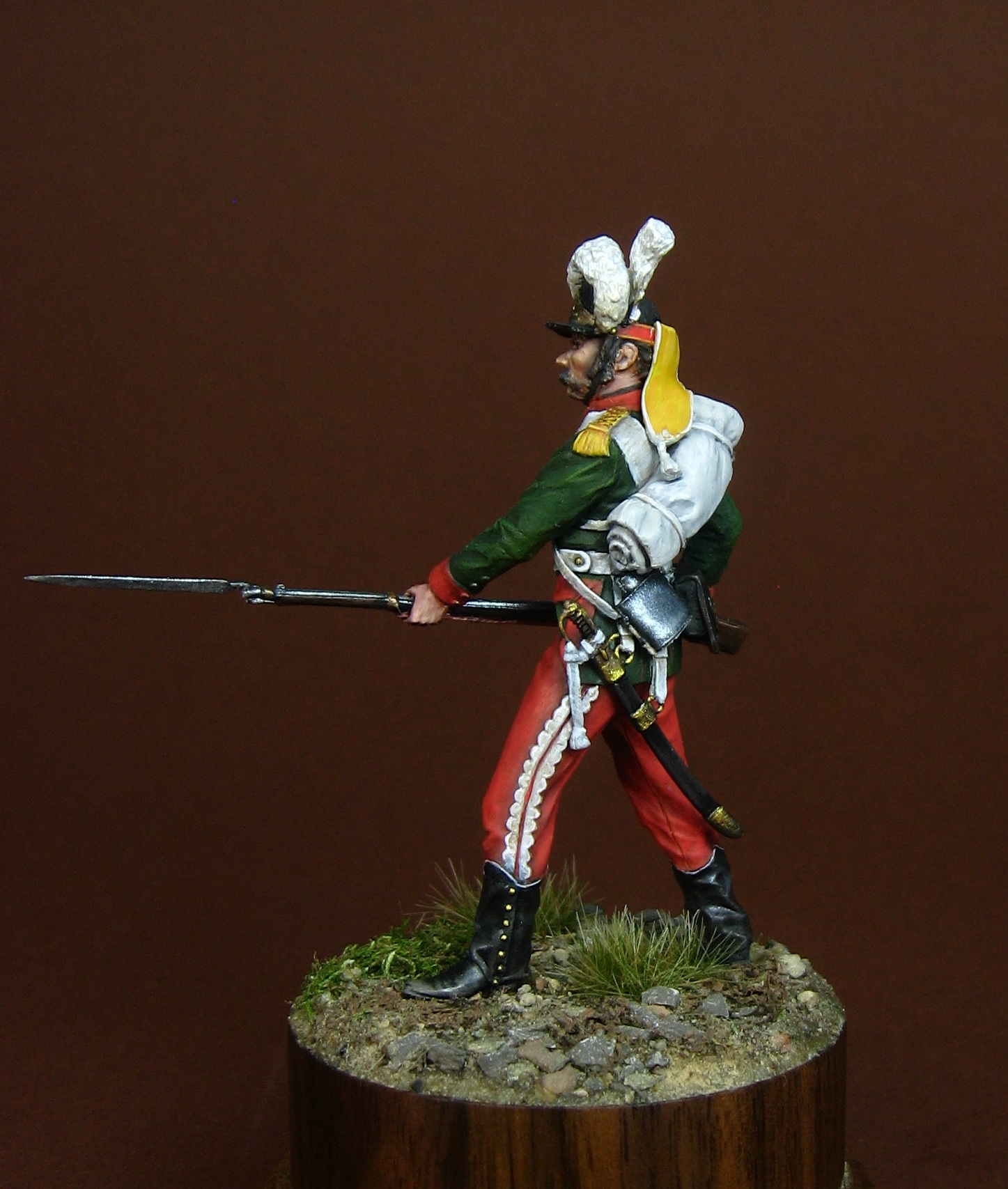 CHM-54086(M). Рядовой гренадерских рот и полков, Россия 1787-96 гг. 54 мм. Материал – белый металл Chronos Miniatures