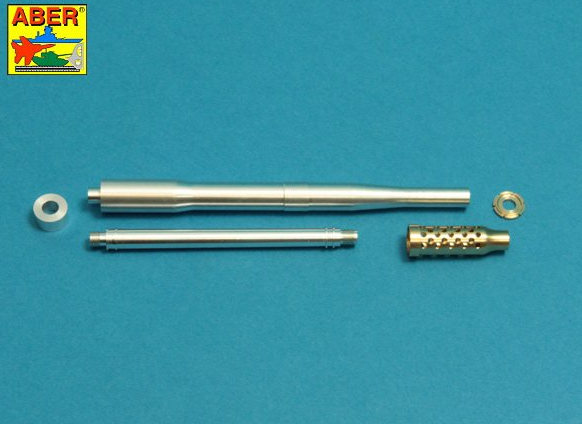 ABR-35-L-244 Точеный ствол Gun barrel for German Rheinmetall 12,8cm K44 L/55 Anti-Tank Gun для Great Wall; Trumpeter