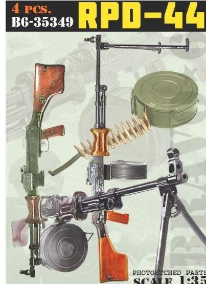 B6-35349 Миниатюра с фототравлением RPD-44 Bravo6