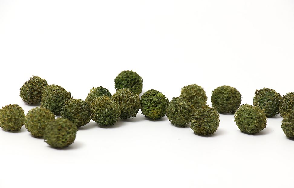 030shd002 Поролоновые шарики темно-зеленые. 20шт. 15-20мм.