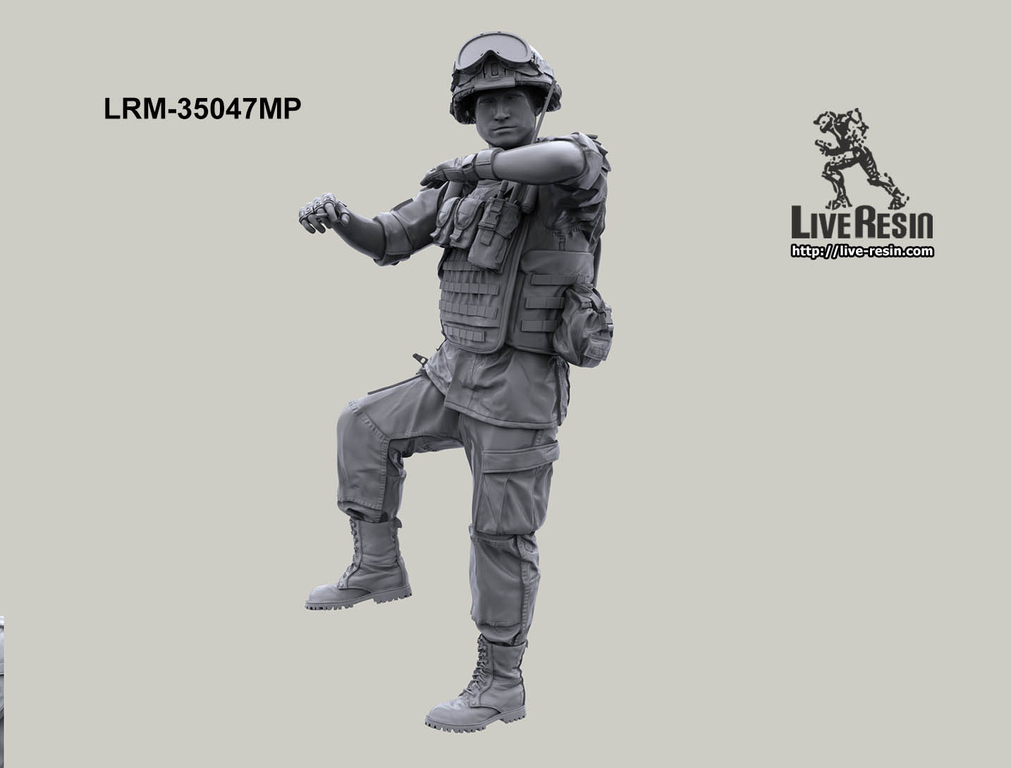 LRM35047MP Боец военной полиции РФ. Водитель Live Resin