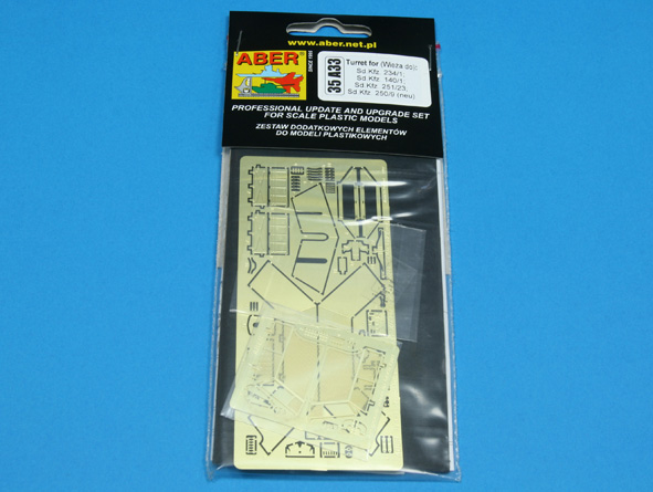 ABR-35-A33  Дополнения для  Turret for Sd.Kfz.234/1; 140/1; 251/23; 250/9 для  1/35