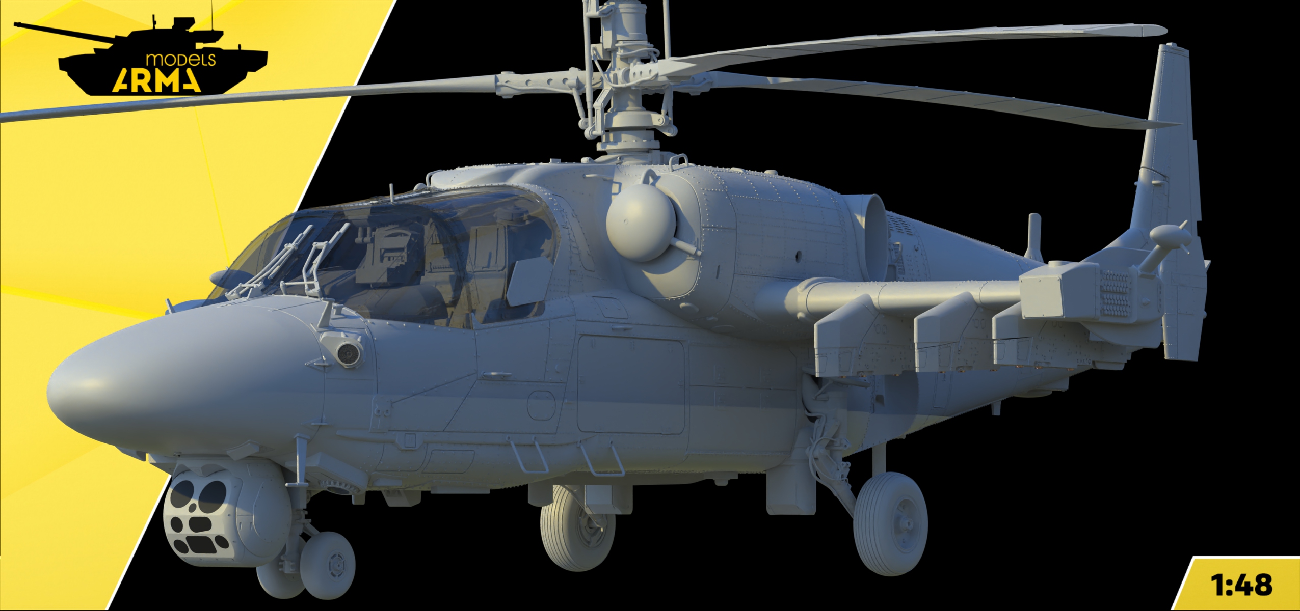 AM48337 Российский ударный вертолет Ка-52М «Супер Аллигатор» Arma Models