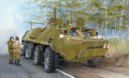 01576 Бронетранпортер  БТР-60ПУ Trumpeter