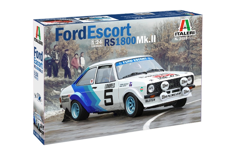3655ИТ АВТОМОБИЛЬ FORD ESCORT RS1800 Mk.ll Italeri