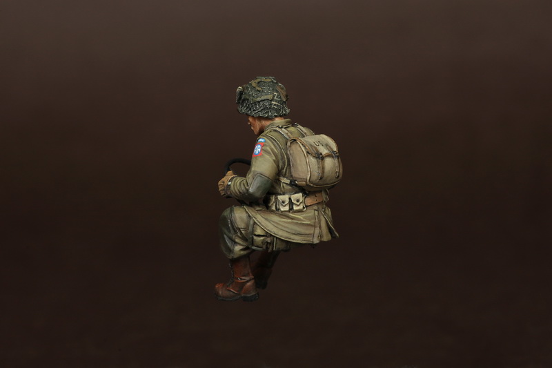 35117SOGA U.S. Army Airborne driver for jeep. Normandy, 1944. SOGA Miniatures