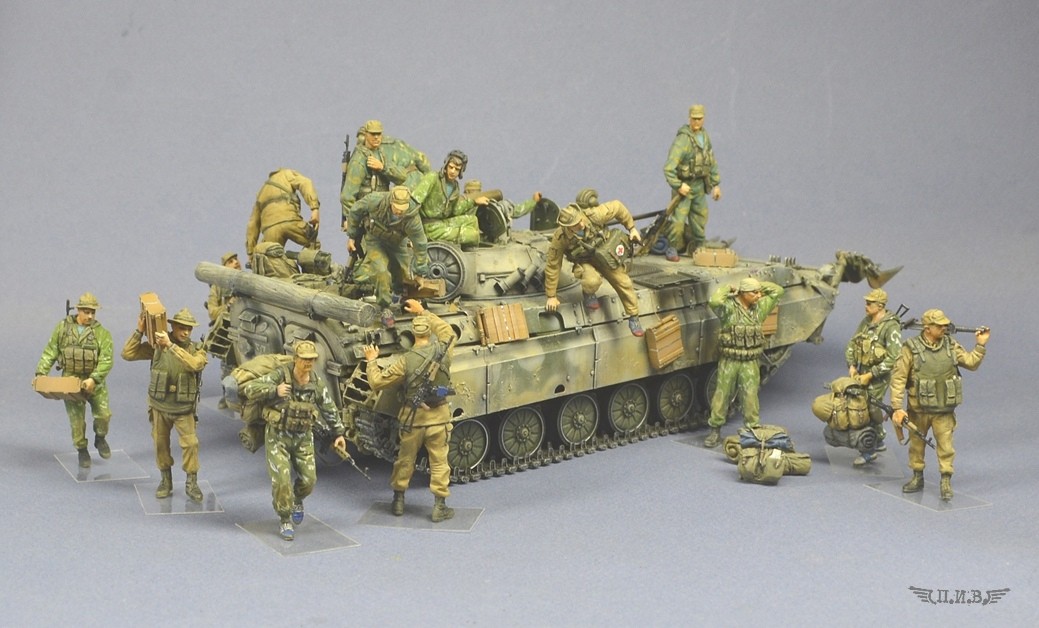 T-35251 Советские бойцы разведроты ВДВ c АГС-17 (Афганистан 1987-1989 гг) (3) Tank