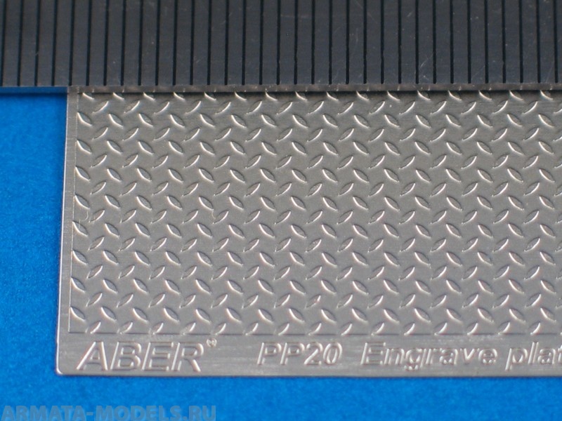 ABR-PP20  Дополнения для  Engrave plates (Modern type  1x1 strips, 1:24/25 scale) для
