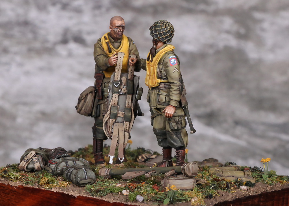 35183SOGA The Bazooka team U.S. Army Airborne. D-Days.1944. SOGA Miniatures