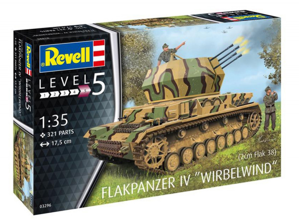 03296RE Германская зенитная самоходная установка Flakpanzer IV Wirbelwind Revell