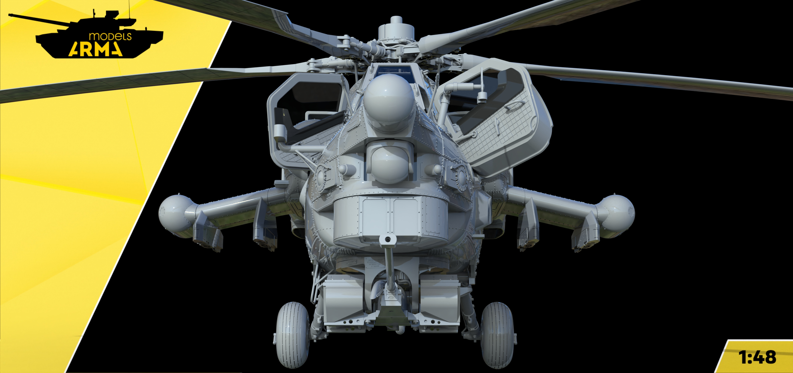 AM48300 Российский ударный вертолёт Ми-28Н 'Ночной охотник' Arma Models