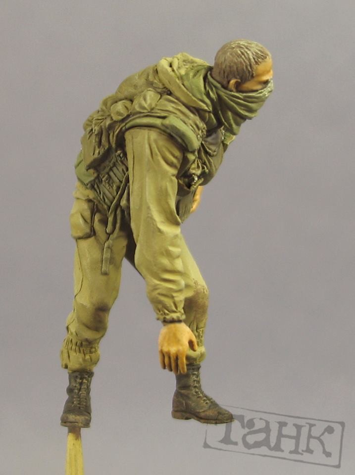 T35234 Боец спецназа ГРУ с СВД и амуницией (Дагестан 1999 г) Tank