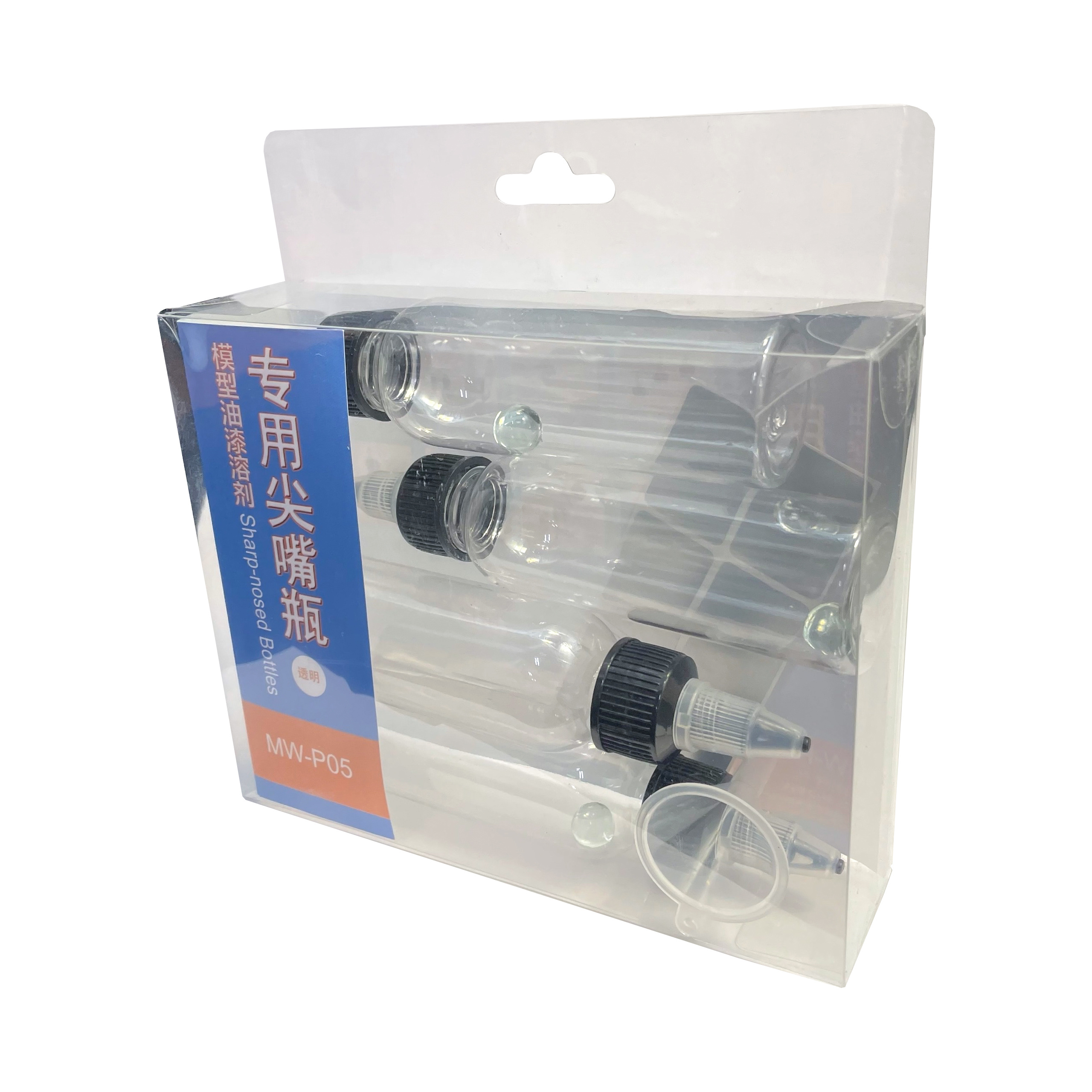 MW-P05 Емкость прозрачная со специальным наконечником, 100 мл для размешивания  краски