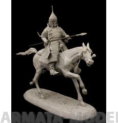E-54-002 Фигура Русский кавалерист 16-17 века 54мм Medieval Forge Miniatures
