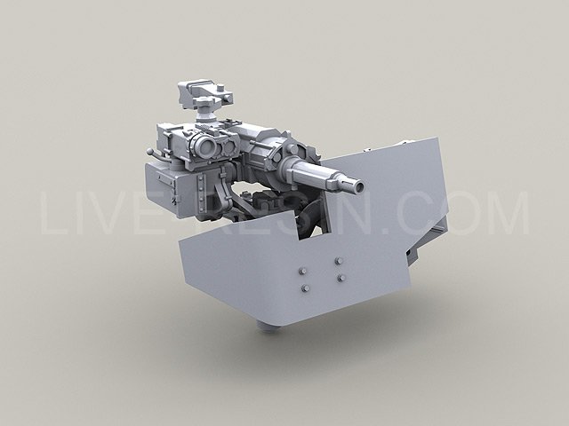 LRE35071 Автоматический 40 мм гранатомёт Mk47 [ALGL] Striker 40 на основании Vinghog ICSW с бронированным щитом