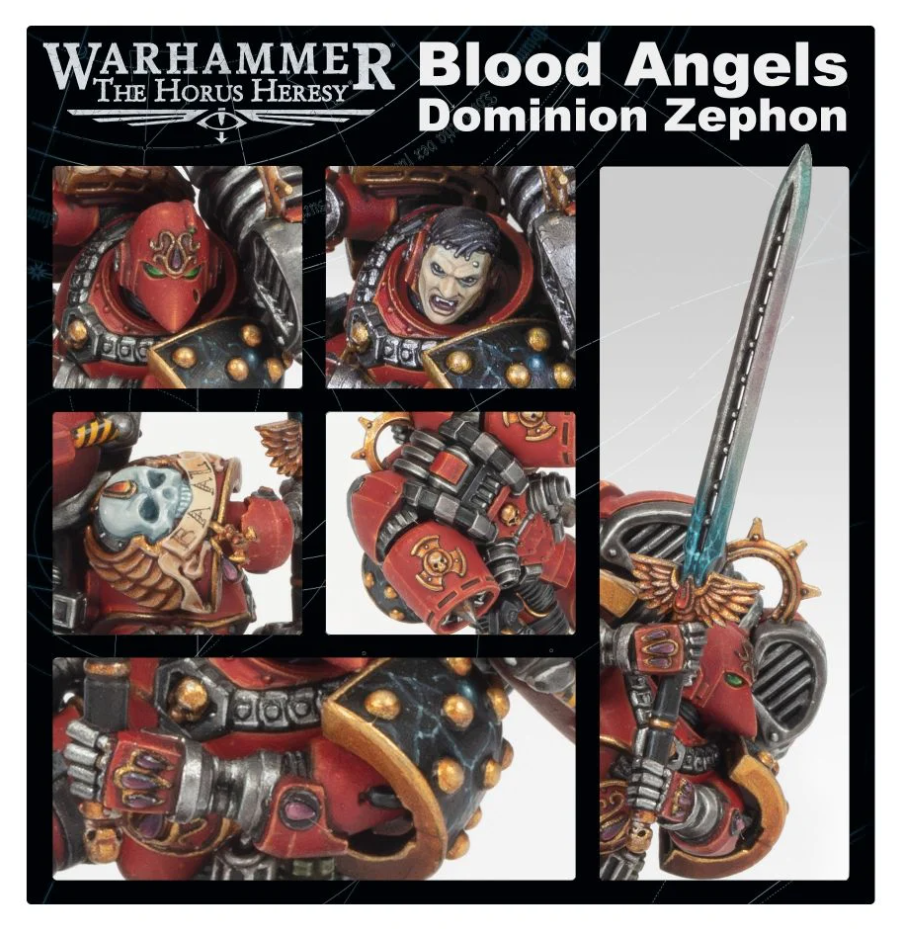 31-22GW Набор Кровавые Ангелы. Доминион Зефон (Blood Angels Dominion Zephon)