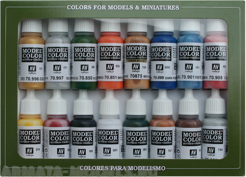 V-70101 Набор Model Color №1  Folkstone Basics (16цв.)