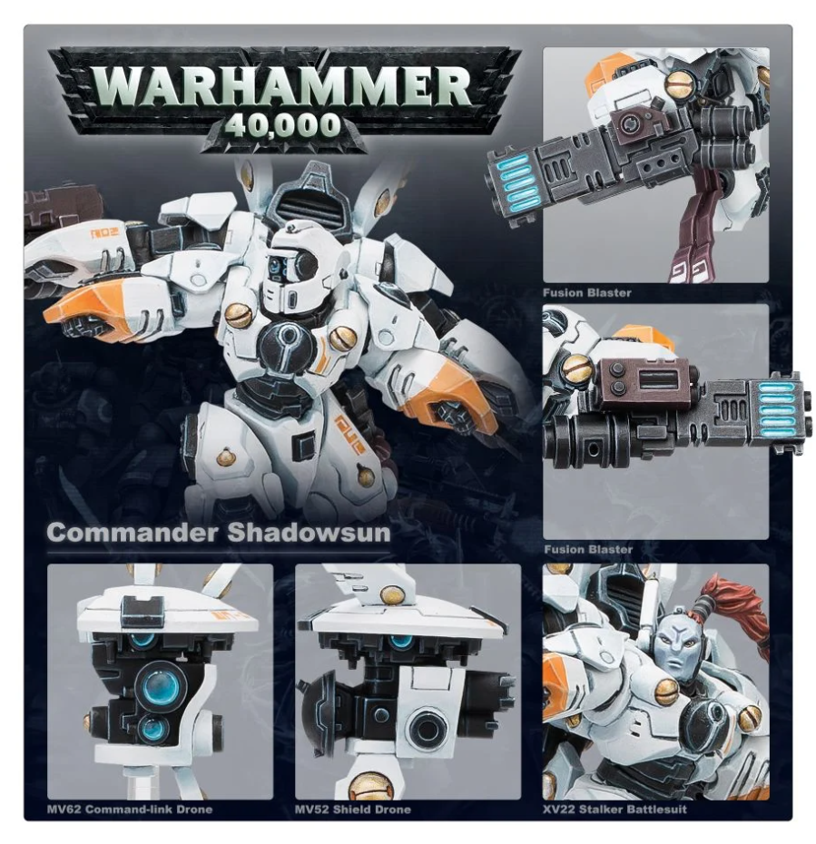 56-29GW Набор Империя Т'ау: Командующая Тень Солнца (T'au Empire Commander Shadowsun)