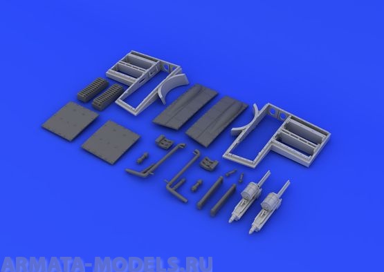 648201ED Spitfire Mk.VIII Gun Bays 1/48