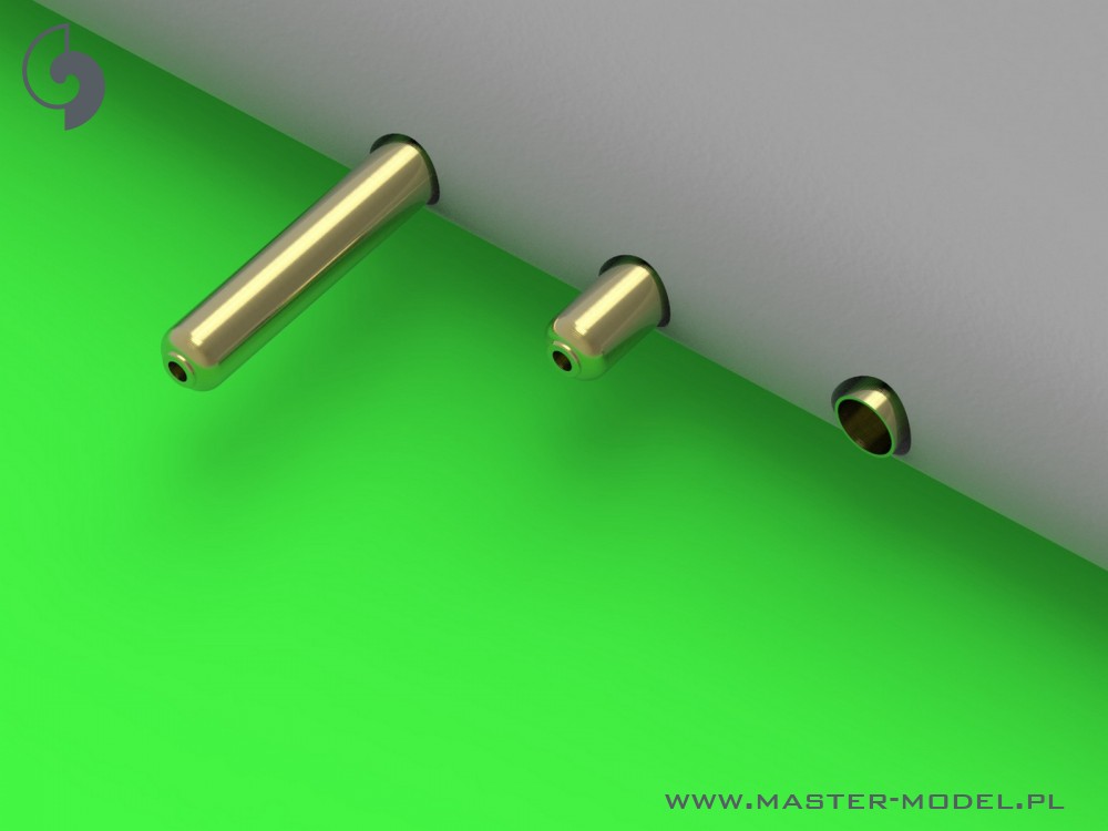 AM-24-019 F6F-5 Hellcat - позднее вооружение (прикрытые стволы Браунинга .50 калибра)