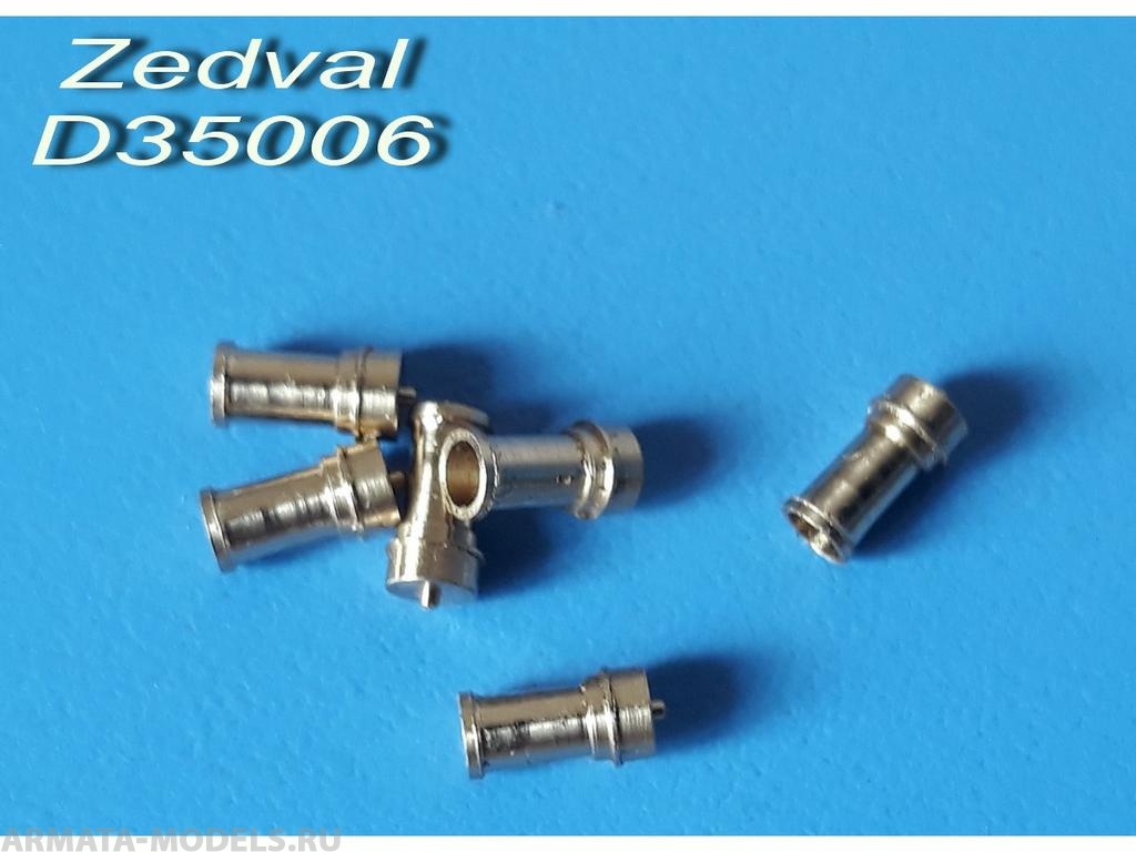 D35006ZV Система 902А/Б Туча (пустая).  Для современной Советской БТТ (в комплекте 6 мортир)