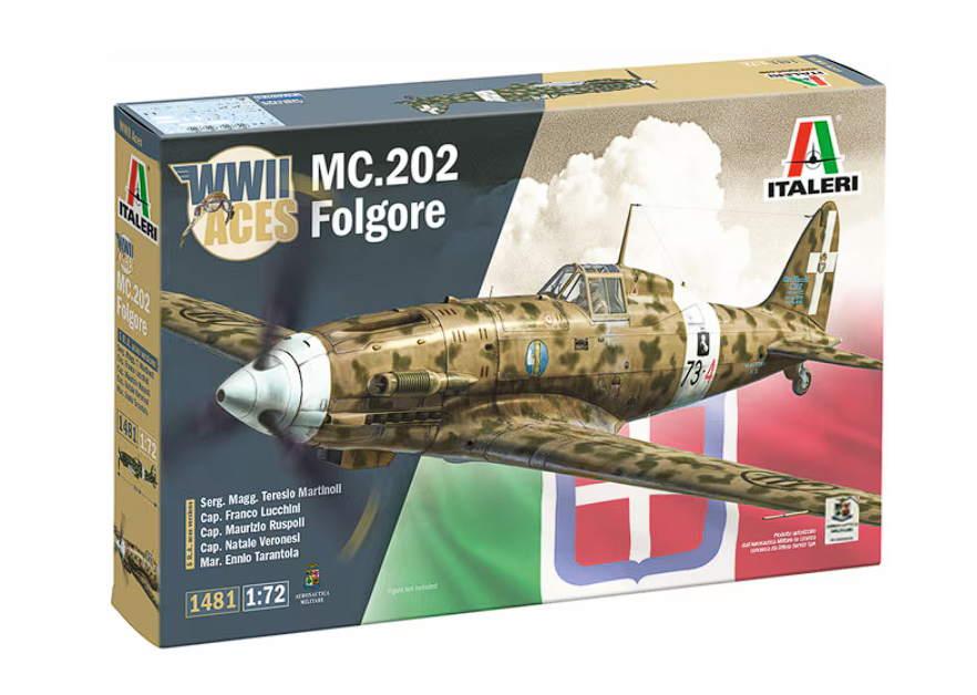 1481ИТ Самолет MC.202 Folgore AceИТ Italeri